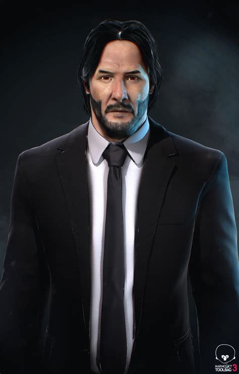 Keanu reeves plays john wick, a retired hitman seeking vengeance for the killing of the dog given to him by his recently deceased wife, and for stealing his car. ArtStation - John Wick Real Time , Tarek Siela