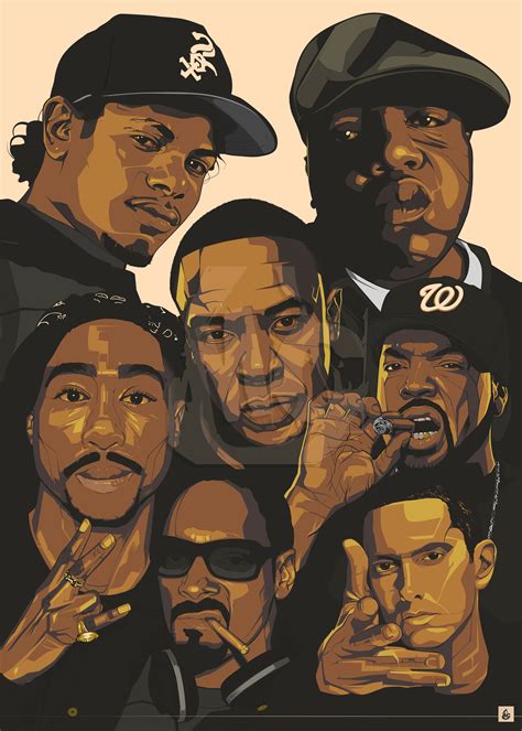 West Coast Hip Hop Illustration Hip Hop Artwork Hip Hop Art