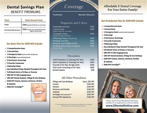 Both the adults and the children can be covered with the insurance. Seminole Dentist - Dental Savings Plan | E-Dental