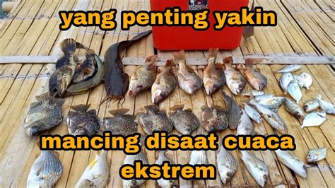 Nekat Mancing Disaat Badai Mancing Bagan Tanjung Pasir Terbaru Youtube