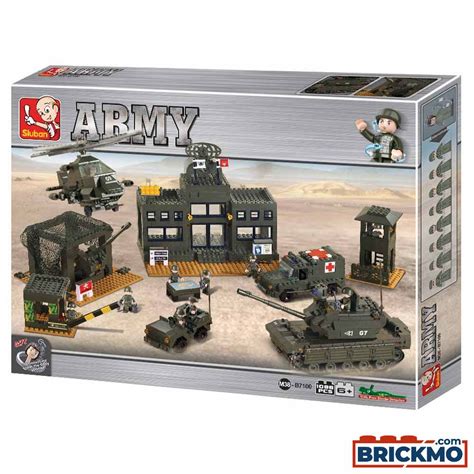 Sluban Army Headquarter M38 B7100 Lego Und Noppenstein