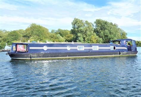 2014 Wide Beam Narrowboat Lambon 62 Unique Design Power New And Used