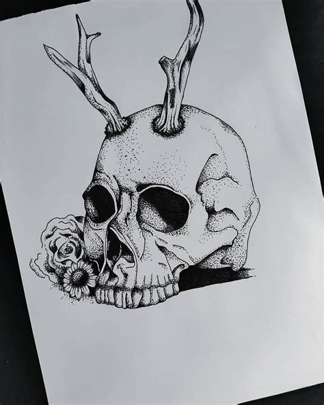 Cool Skull Drawing And Sketch Ideas Beautiful Dawn Designs