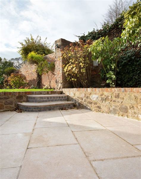 The dijon tumbled limestone floor tiles add a truly classical english feel to a kitchen or bathroom. Dijon Tumbled Limestone Pavers | Outdoor Paving | Outdoor ...