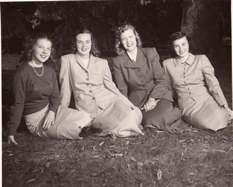 On The Banks Of The Red Cedar The Homecoming Queen And Her Court 1948
