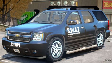 Chevrolet Tahoe V2 Swat For Gta 4