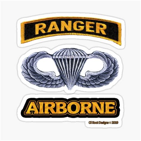 Ranger Airborne Sticker For Sale By Ol Koot Redbubble