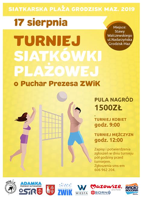 Turniej Siatkówki Plażowej o Puchar Prezesa ZWiK turnieje plażówki