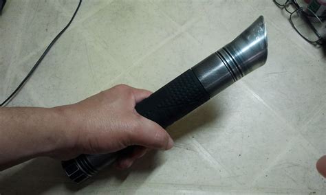 Just finished building my custom lightsaber hilt cost me 16 50. DIY How to make a lightsaber hilt from a flashlight ...