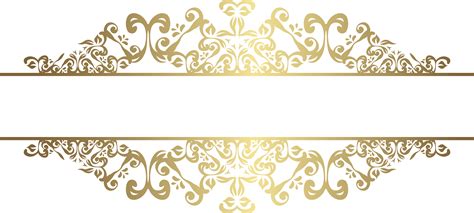 Lace Patterns Png Gold Decorative Element Png Clip Art Gold Elegant