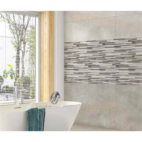 Lyric Relieve Grey Split Face Effect Wall Tile Tiles From Tile Mountain