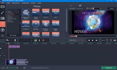 Movavi Video Editor Plus 15 Editor De Vídeo Fácil De Usar Artista