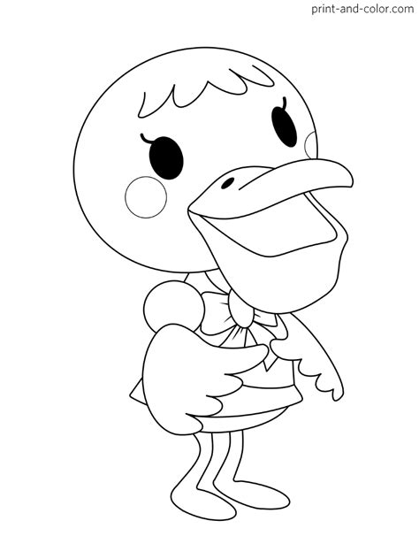 Animal Crossing coloring pages | Print and Color.com