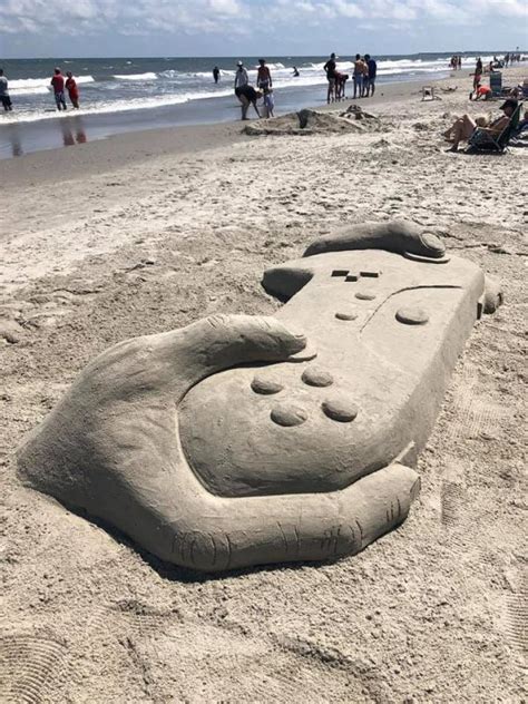 Sand Sculptures Decorate Beaches In Sea Isle Sea Isle News