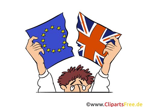 Brexit Flaggen Eu Uk Bilder Illustrationen Clipart