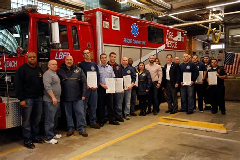 Long Beach Firefighters Honored For Saving Trapped Driver Herald