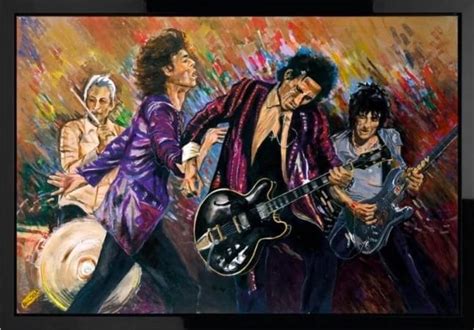 Ronnie Wood Art Buy Signed Ronnie Wood Prints Online Canvas Gallery