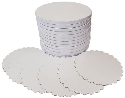 Buy 10 Inch White Round Cake Drums 12 Pack 12 Inch Thick Smooth