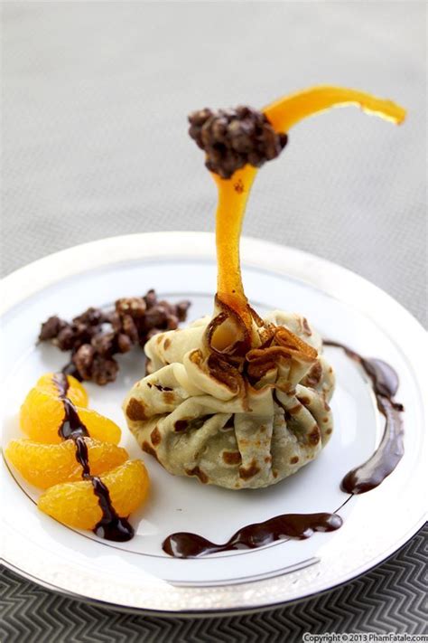 Classic chocolate mousse is a delicious dessert, and an airy cake filling. Mandarin Chocolate Mousse Filled Crepe #Recipe | Food ...