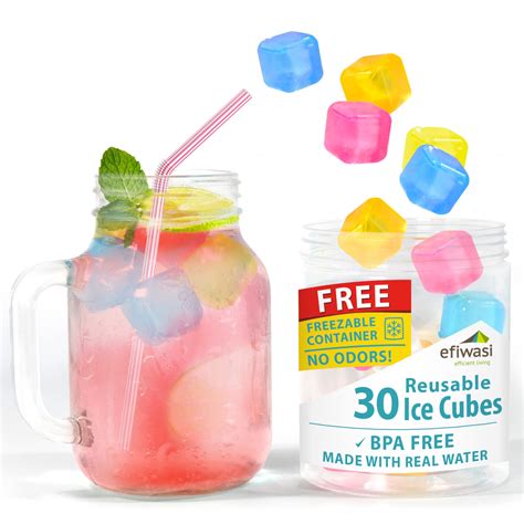 buy reusable ice cubes for drinks chills drinks without diluting them made from bpa free