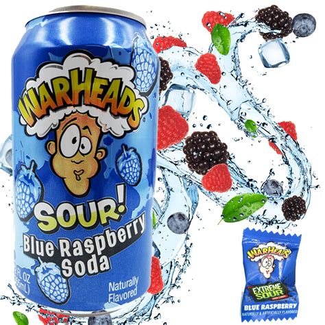 Buy Warheads Sour Soda Pop Variety Pack Five 12 Oz Cans Warheads