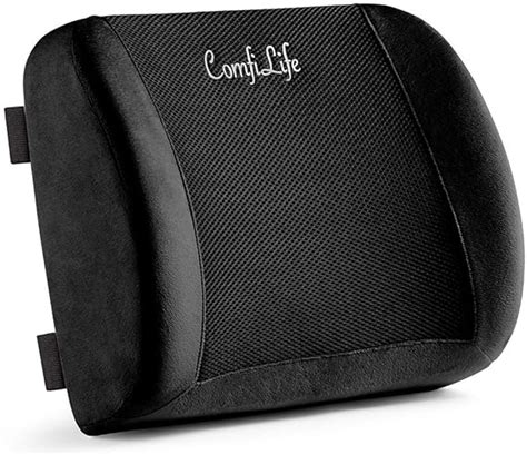 Comfilife Lumbar Support Back Pillow Office Chair And Car Seat Cushion