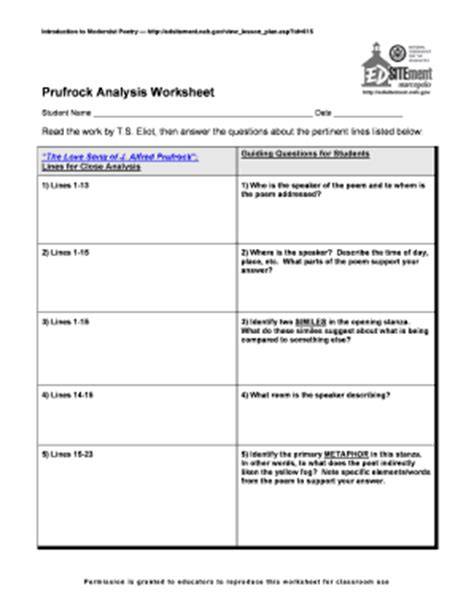 These are the downloadable poetry analysis worksheets (pdf) from the blog posts in one convenient place. 32 Poetry Analysis Worksheet Answer Key - Worksheet ...