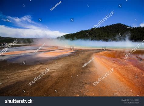 Yellowstone Hot Springs Summer Usa Stock Photo 2181472883 Shutterstock