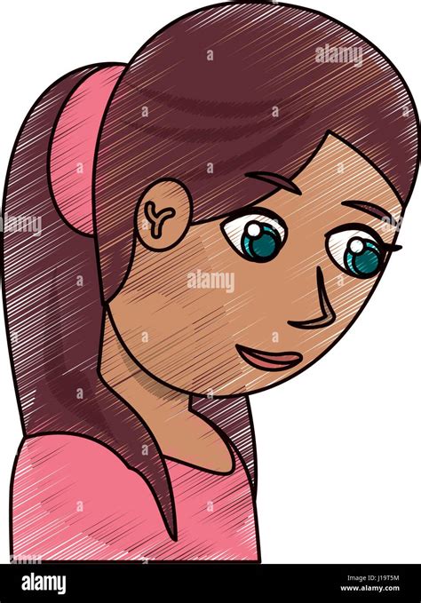 Drawing Portrait Woman Mother Stock Vector Image And Art Alamy