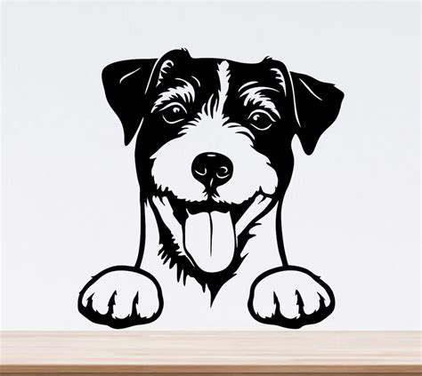 Jack Russell Terrier Svg Hund Svg Cricut Hund Dxf Gesicht Etsy Schweiz