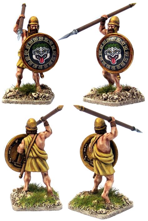 Greek Unarmoured Hoplites And Archers Victrix Limited