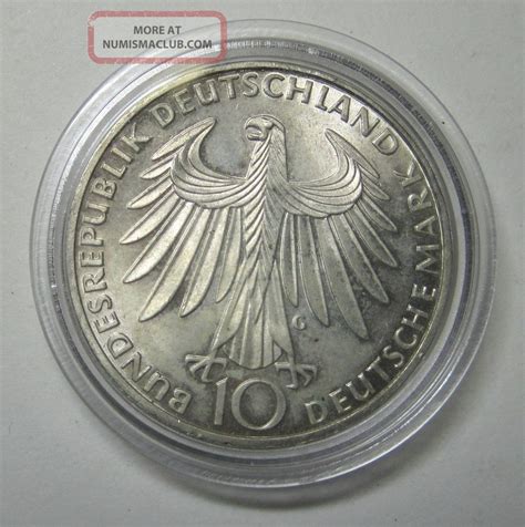 Germany Federal Republic 10 Mark 1972 0 625 Silver Munich Olympics