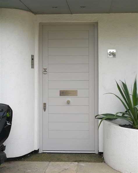 Grey Contemporary Front Door London Door Company