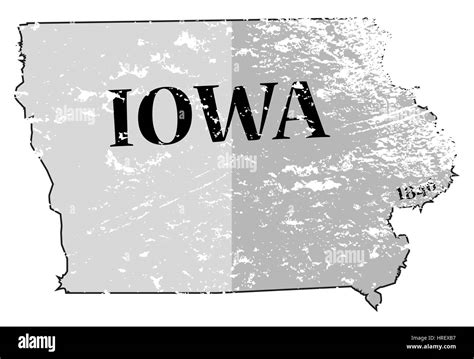 Iowa Outline Hi Res Stock Photography And Images Alamy