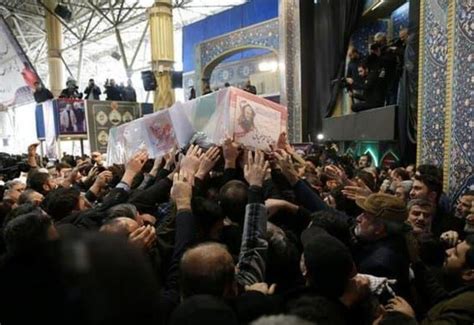 Iran General Funeral Procession Rafa