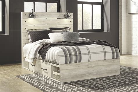 Ashley Furniture Cambeck Queen Storage Bed With Lights Dream Home