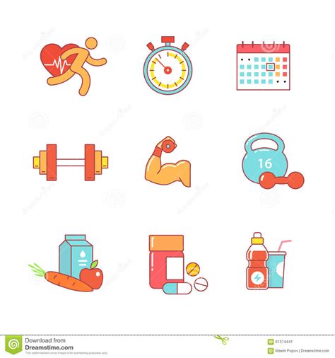 Health And Fitness Clipart