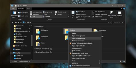 How To Open Folders In New File Explorer Window On Windows 10