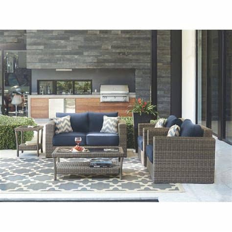 Sign in or create an account. Home Decorators Collection Naples Grey 4-Piece All-Weather ...