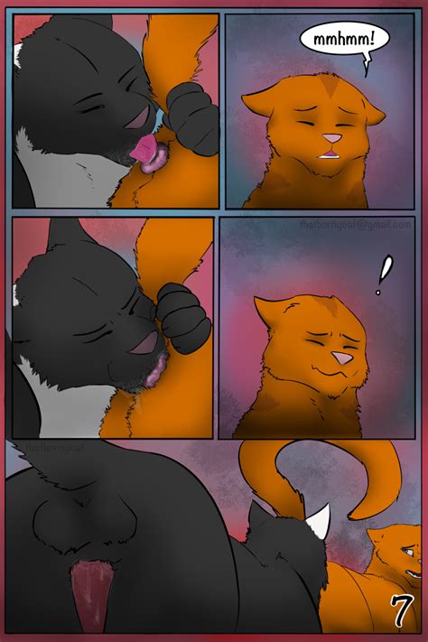 Rule 34 Black Fur Colored Comic Cover Cover Page Curled Up English