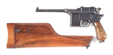 Mauser C96 Broomhandle Pistol With Shoulder Stock Holster Auktionen