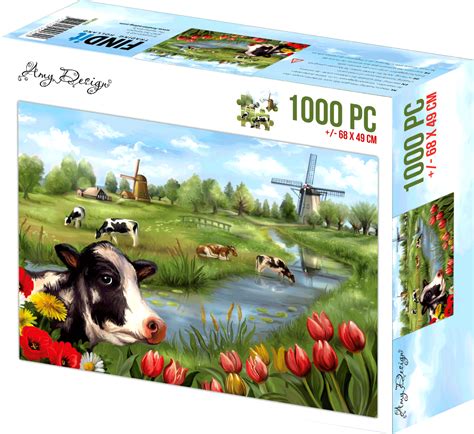 Нидерла́нды (nederland), королевство нидерландов (koninkrijk der nederlanden); legpuzzel Nederlands landschap (Amy Design) 1000 stukjes ...