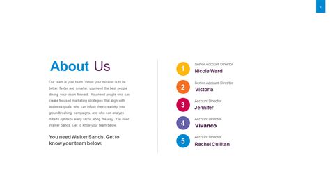 Editable About Us Presentation Template