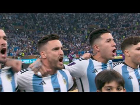 Argentina Stars Leave Fans Terrified After Singing National Anthem With