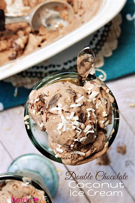 Double Chocolate Coconut Ice Cream A Delicious Treat That Can Be Made
