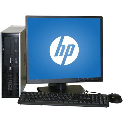 Refurbished Hp 6000 Desktop Pc With Intel Core 2 Duo Processor 4gb Memory 19 Monitor 250gb