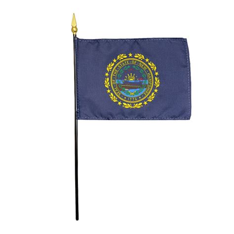 New Hampshire Stick Flag Kengla Flag Co