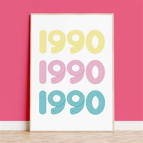 Special Date Print Retro Wall Art By Lovette Design