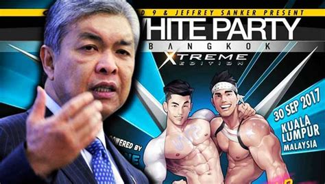 Zahid Govt Will Not Allow Gay Party In Msia To Proceed Free Malaysia Today