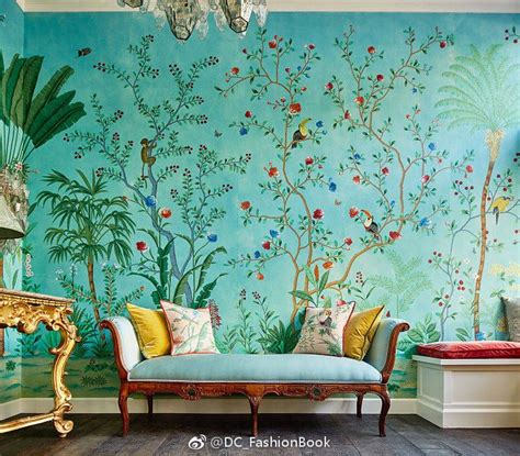 Pin By Aime Chan On French Chinoiserie Wallpaper Hand Painted
